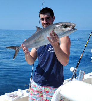 Hook the catch of an Amberjack  here Panama City